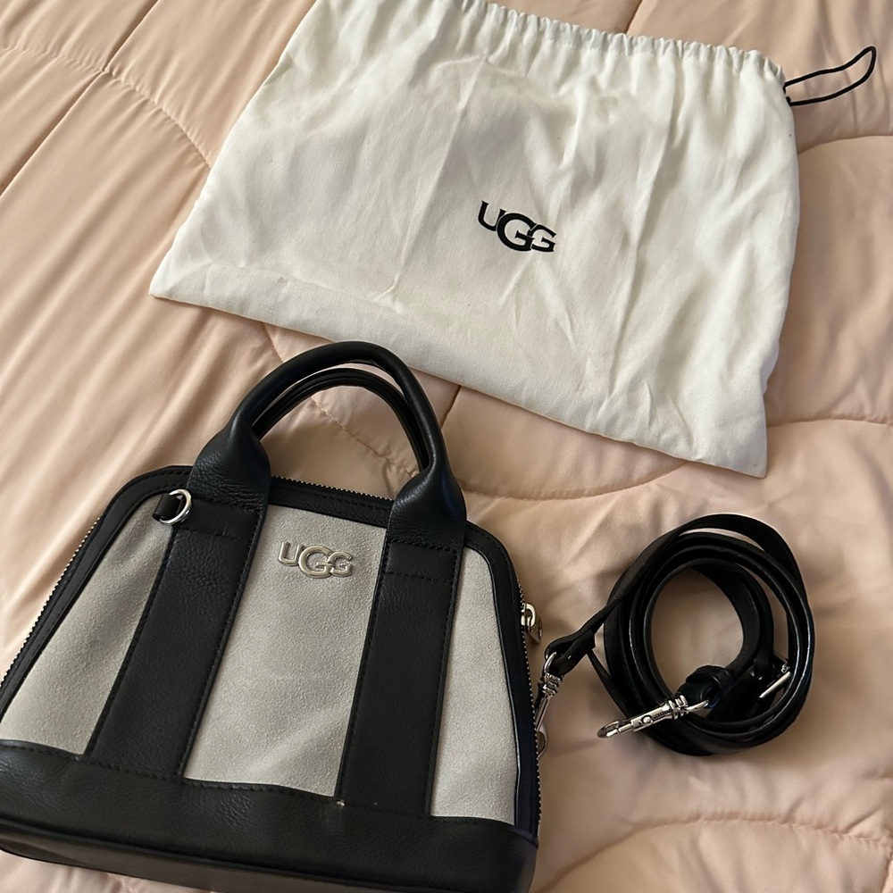 UGG Black and Cream Women's Bag